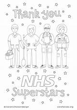 Nhs Superstars sketch template