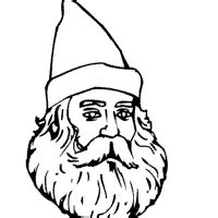 christmas santas head coloring pages surfnetkids