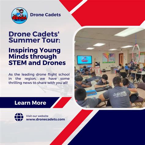 drone cadets summer  inspiring young minds  stem  drones