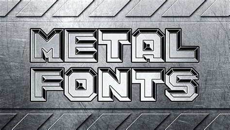 premium metal fonts  hyperpix