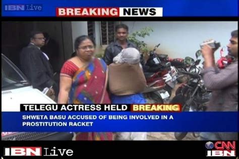 Telugu Actress Shweta Basu Arrested As Police Bust Prostitution Racket