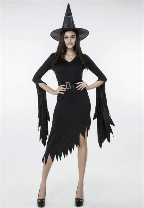 Free Shipping Sexy Witch Costume Adult Womens Gothic