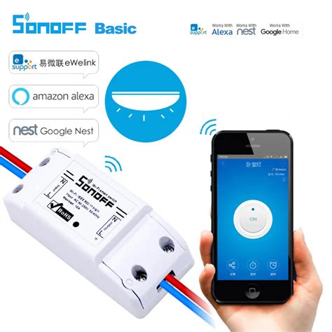 itead sonoff wireless wifi switch smart home diy wireless remote switch smart home wifi light