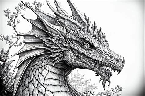 realistic dragon coloring pages  adults freeda qualls coloring pages