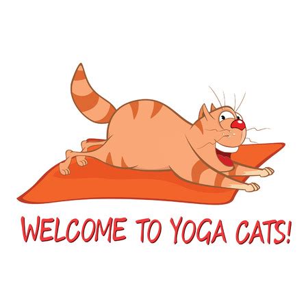 ilustracion del essential yoga poses  cats id imagen