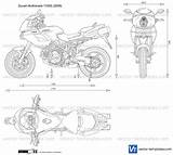 Ducati Multistrada 1100s Preview Templates Template sketch template