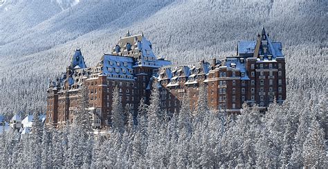 banff hotel  turned   stunning christmas castle  curated