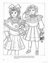 Old Pages Coloring Fashion Children Time Books Colouring Book Fashions Choose Board Vintage sketch template