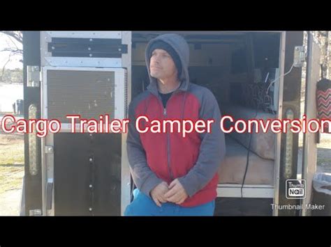 cargo trailer camper conversion  journey  recovery youtube