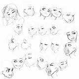 Cartoon Drawing Female Face Sketches Expressions Sketch Angles Head Different Facial Drawings Draw Faces Character Girl Easy Reference Paintingvalley Tutorial sketch template