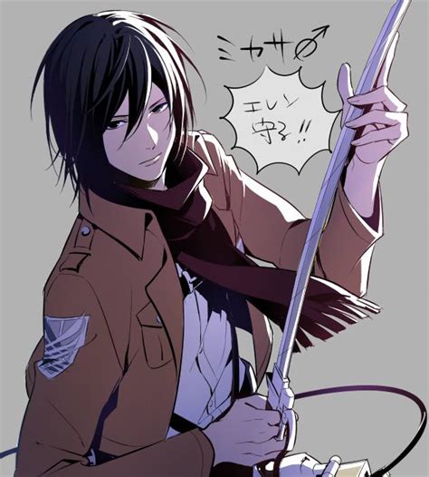 Genderbent Mikasa Gender Bender Anime Attack On Titan Anime