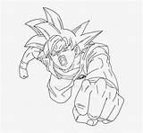 Goku Saiyan Super God Coloring Draw Pages Drawing sketch template