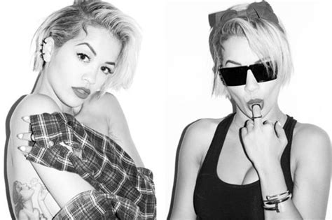what did calvin say about these rita ora poses topless in sexy terry