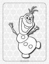 Olaf sketch template