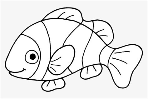 clown fish page coloring pages