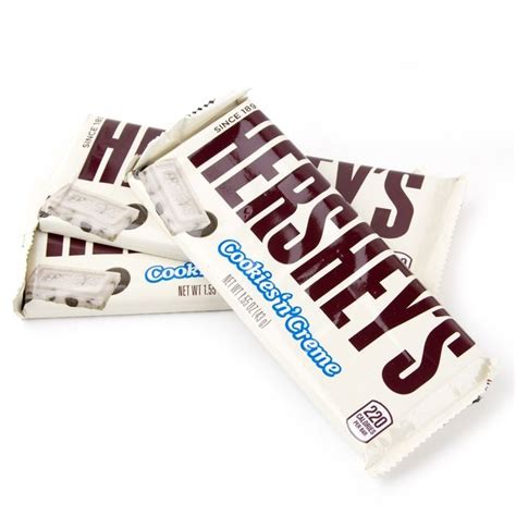 hersheys cookies  cream bars ct chocolate mini packs