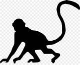 Monkey Silhouette Jungle Clipart Animal Clip Face Vector Cute Animals Library Baby Transparent Monkeys Cat Cartoon Codes Insertion Getdrawings sketch template
