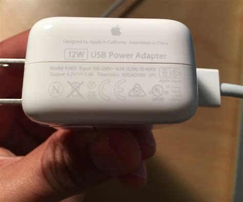 regulatory information hints   faster  ipad pro charger