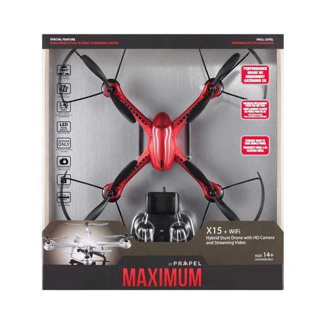 propel maximum  hybrid stunt drone  hd camera  wifi property room