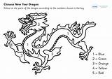 Dragon Chinese Coloring Year Color Number Activities Colouring Pages Numbers Sheet Twinkl Teaching Primary Printable Kids Template Preschool Sketch Children sketch template
