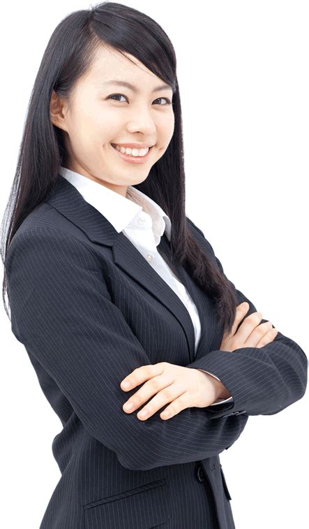 download chinese girl look right office girl image png png image with