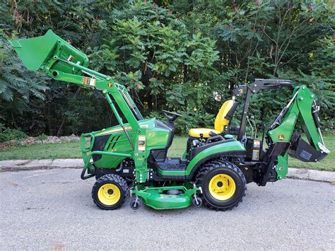 sold  john deere   compact tractor loader mower backhoe regreen equipment