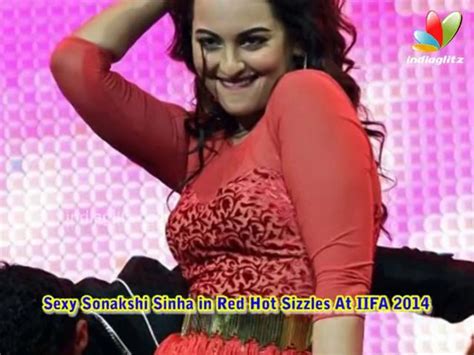 Sexy Sonakshi Sinha In Red Hot Sizzles At Iifa 2014 Hot Latest News