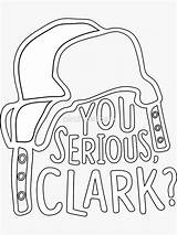 Cousin Eddie Redbubble Birchandbark Clark Removable Personalize sketch template