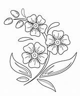 Drawing Flowers Kids Flower Easy Coloring Pages Printable Beautiful Library Clipart sketch template