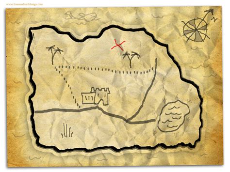 treasure map treasure hunt design