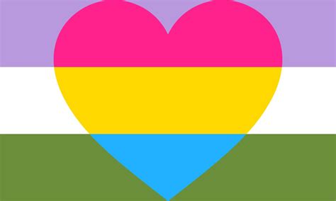 Genderqueer Pansexual Combo Flag By Pride Flags On Deviantart