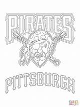 Coloring Pages Pittsburgh Logo Pirates Mlb Baseball Printable Sport Sheets Giants Pirate 49ers Print Francisco San Penguins Color Kids Supercoloring sketch template