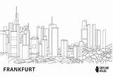 Frankfurt Coloring Skyline Pages Simply Mouse Button Select Them Right Click Save sketch template