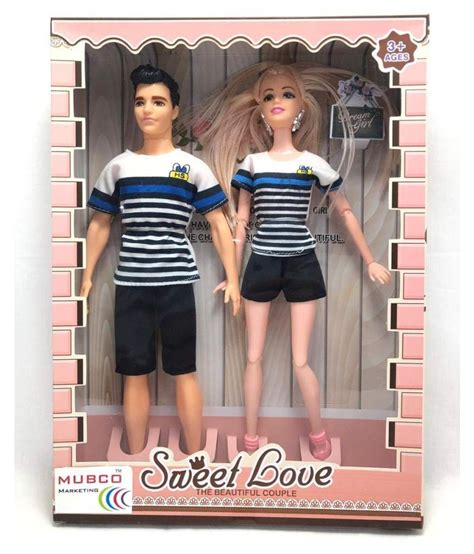 Barbie And Ken Couple Doll Set Navy Blue White Doll Buy