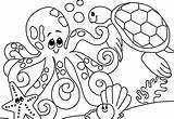 Mewarnai Binatang Laut Gambar Anak Paud Marimewarnai sketch template