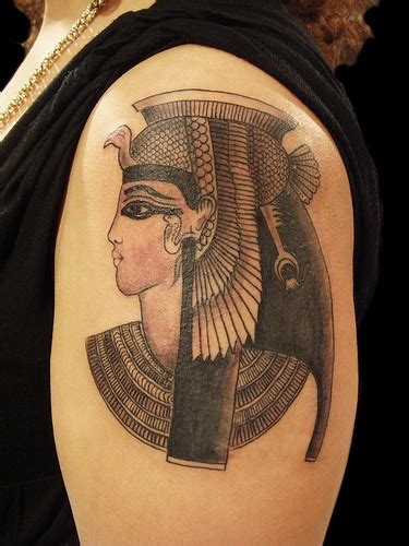 wonderful egyptian shoulder tattoos