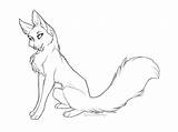 Vixen Warriors Outlines Fuchs Bases Tiere Lobos sketch template