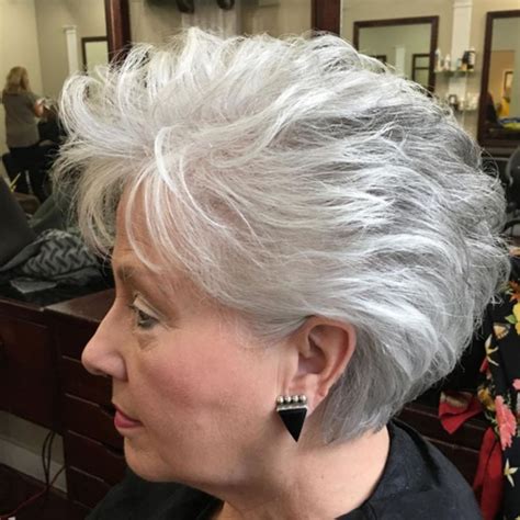 short gray hairstyle for older women gorgeous gray hair hair styles