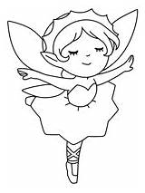 Coloring Fairy Nutcracker Pages Christmas sketch template