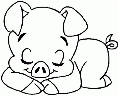 baby pig coloring pages lu