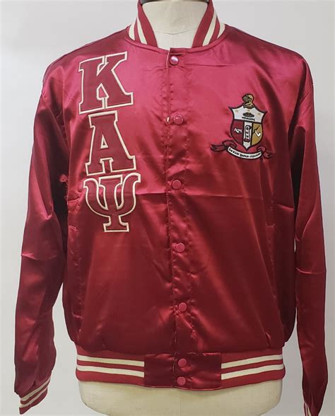 Kappa Alpha Psi Fraternity Satin Varsity Jacket Satin Varsity Jacket