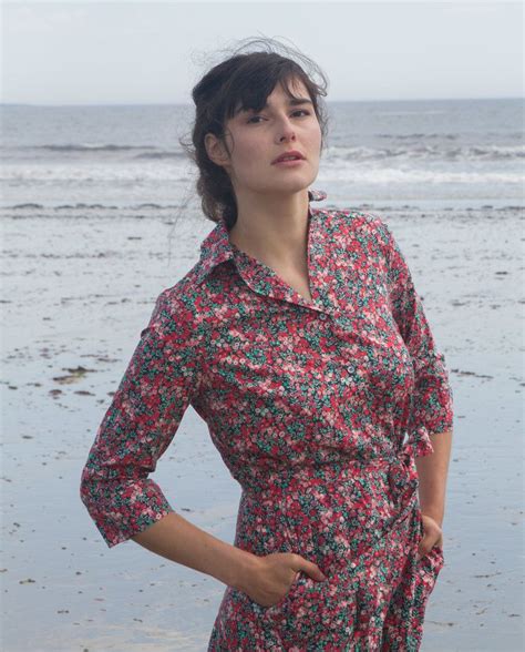 sailor rose shirt dress in liberty of london wiltshire red