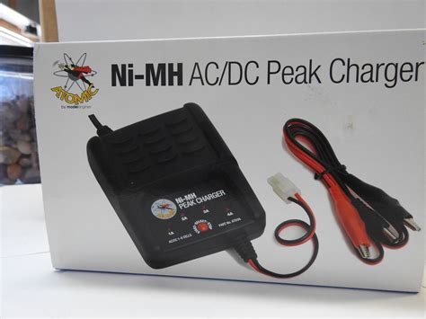 rc battery charger ni mh acdc peak charger atomic  viks hobbies models