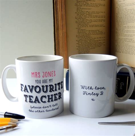 Personalised Favourite Teacher Mug By The Alphabet T Shop