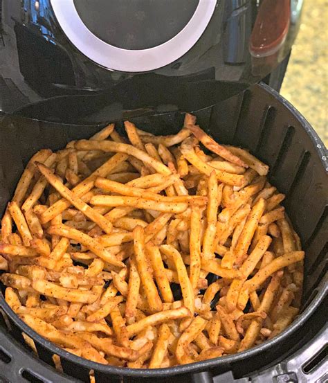 air fryer frozen french fries  cookin chicks