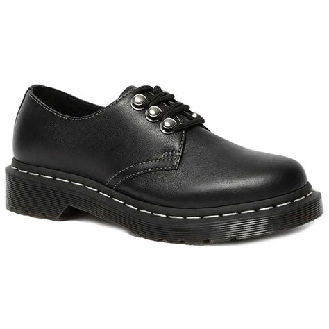 dr martens  hardware unisex leather shoes black