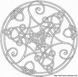 Coloring Mandala Pages Celtic Choose Board Parchment Craft sketch template