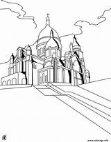 Sacre Colorear Montmartre Monumentos Edificios Sacré Basilica Idibujo Hellokids Yodibujo Chocobo Ausmalen Ciudad Greatestcoloringbook sketch template