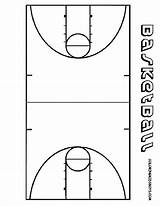 Basketball Court Printable Clipart Coloring Cartoon Pages Cliparts Half Printables Nba Kids Sports Parties Birthday Games Clip Board Post Library sketch template