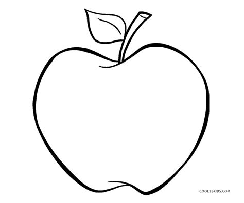 printable apple coloring pages printable templates